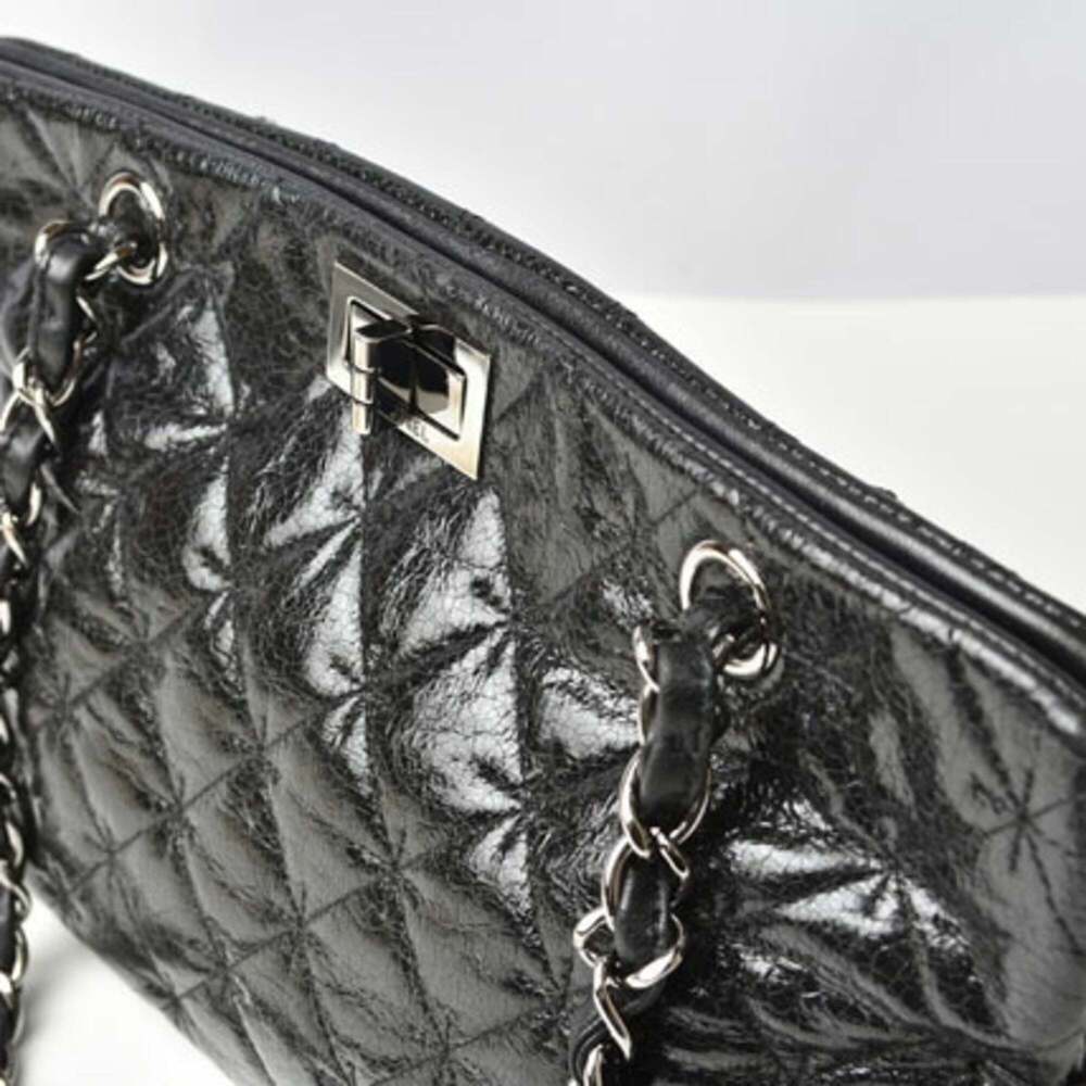 CHANEL Black Leather Tote Bag - Picture 8 of 13
